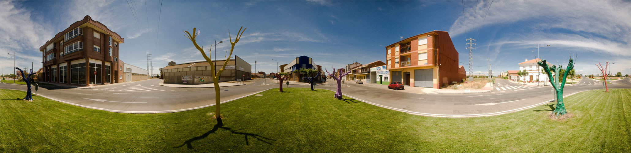 Panorámica Glorieta Carretera León