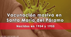 Vacunación para los nacidos en 1954 y 1955