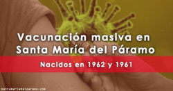 Vacunación para los nacidos en 1962 y 1961