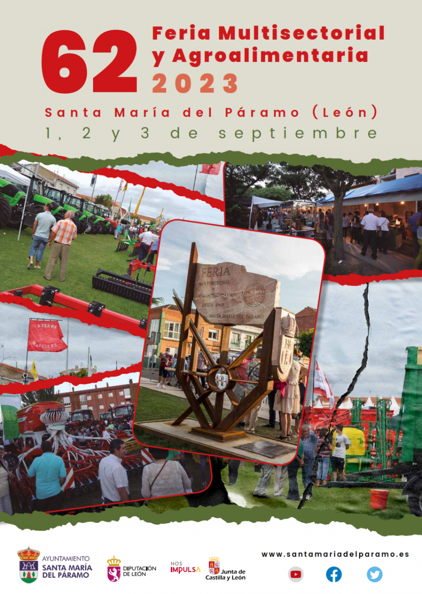 62ª Feria Multisectorial de Santa María del Páramo 4 feria multisectorial cartel 001