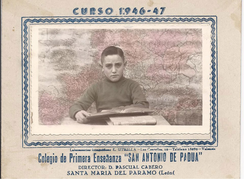 Magin Rodriguez del Egido, hijo de Jose Rodriguez Quintanilla y Fuencisla del Egido Ramos, que emigró a Argentina. Foto enviada por su hija Alejandra Katya