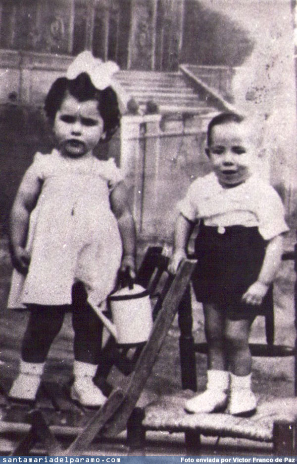 Victor Franco de Paz y una sobrina del Doctor Indalecio
