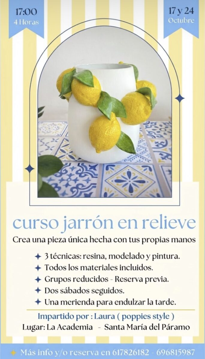 Curso Jarrón en Relieve
