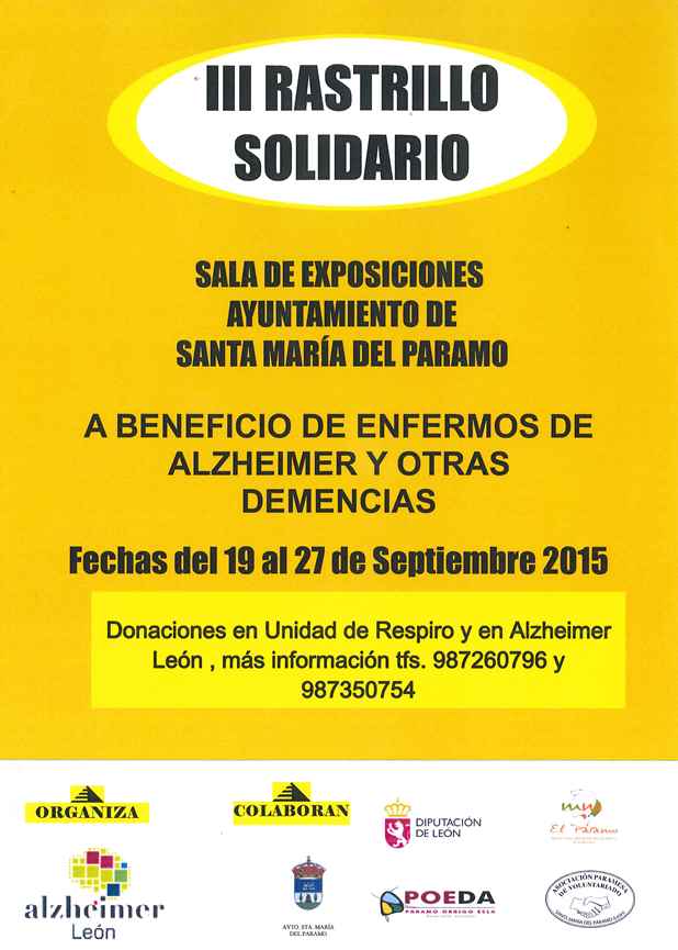 3.- Rastrillo Solidario