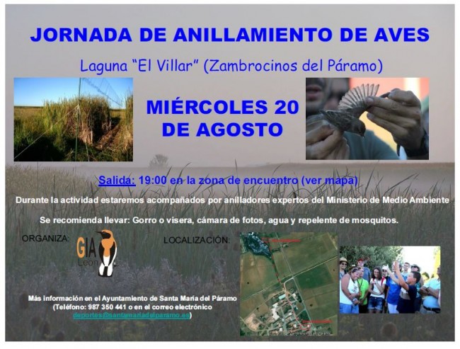 Jornada de Anillamiento | Santa Marí­a del Páramo