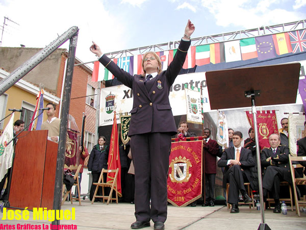 Lourdes Carracedo, directora de la Banda Municipal de Santa María del Páramo