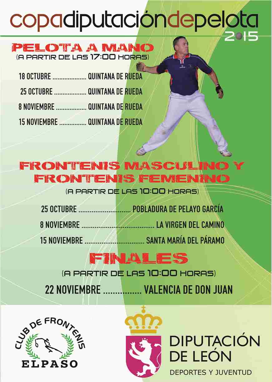 cartel copa diputacin pelota 2015