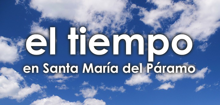 El tiempo en Santa María del Páramo