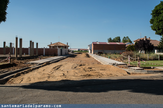 Estado de las obras en la calle Foncebadón