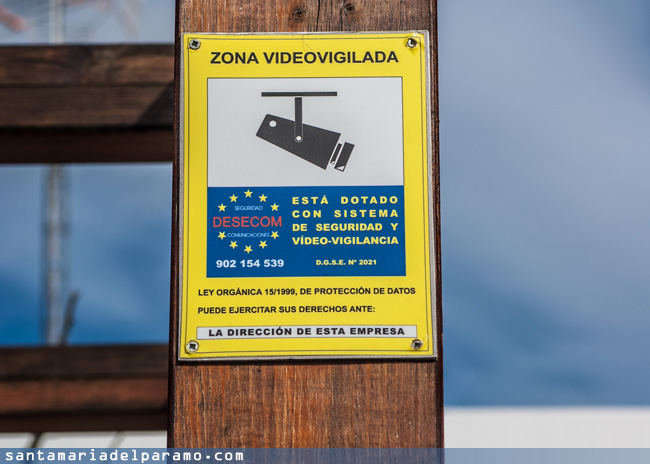 Plaza de la Madera, zona videovigilada